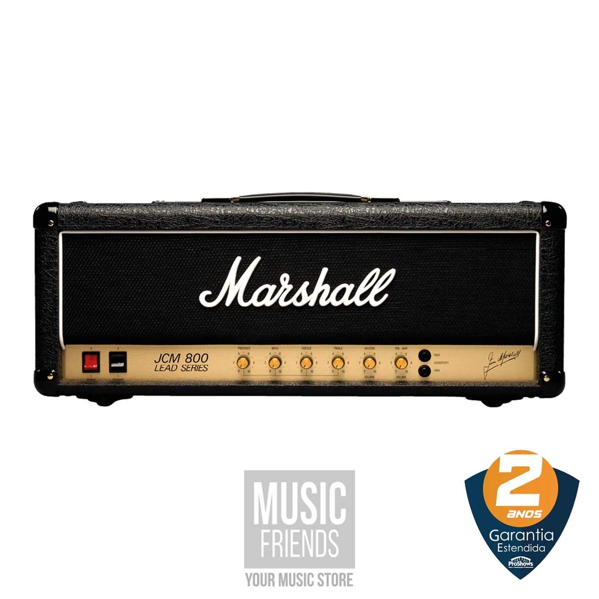 Marshall JCM800 Cabeçote valvulado vintage | Amazon.com.br