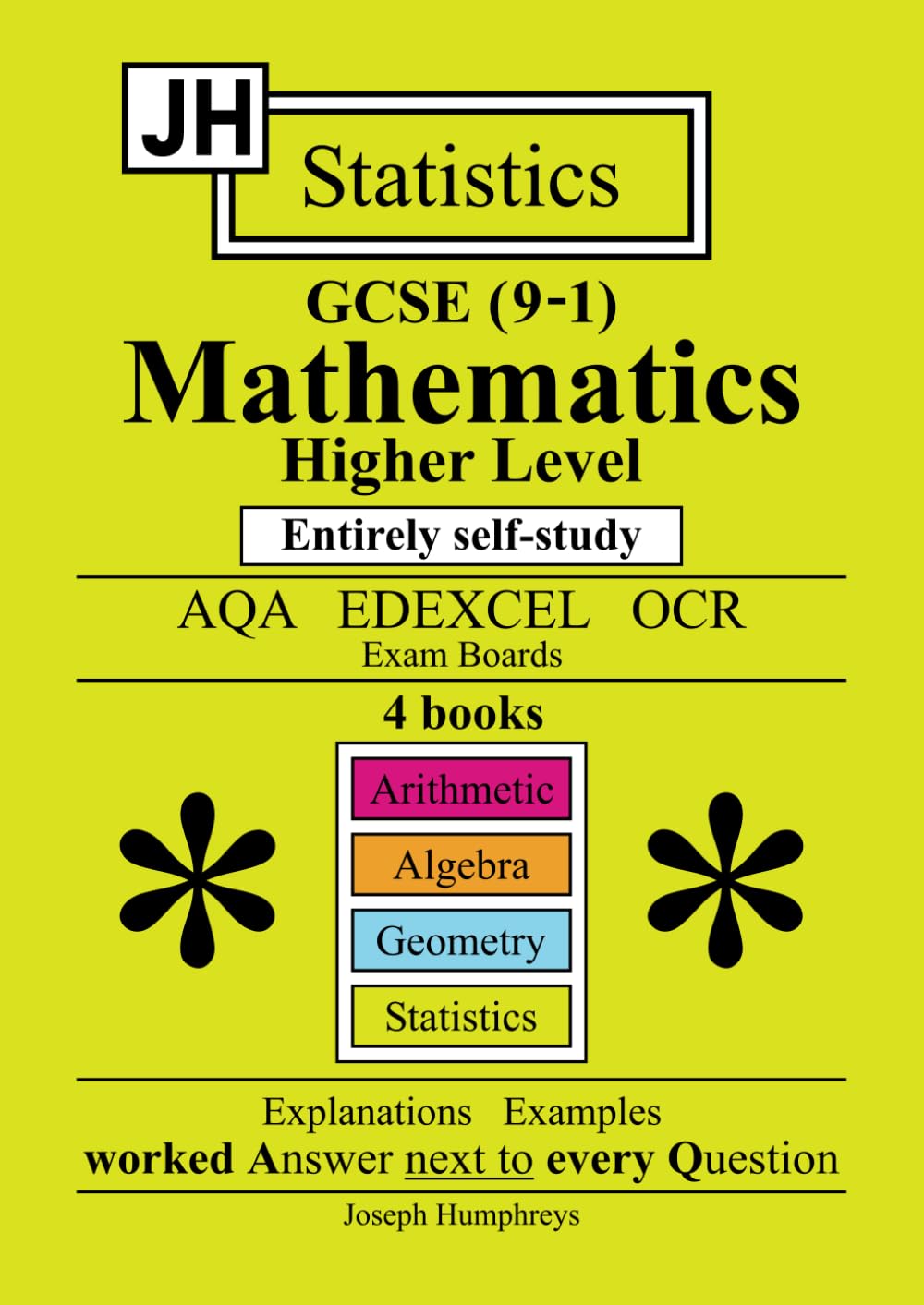JH GCSE (9-1) Mathematics Higher Level: Statistics: Entirely self study.