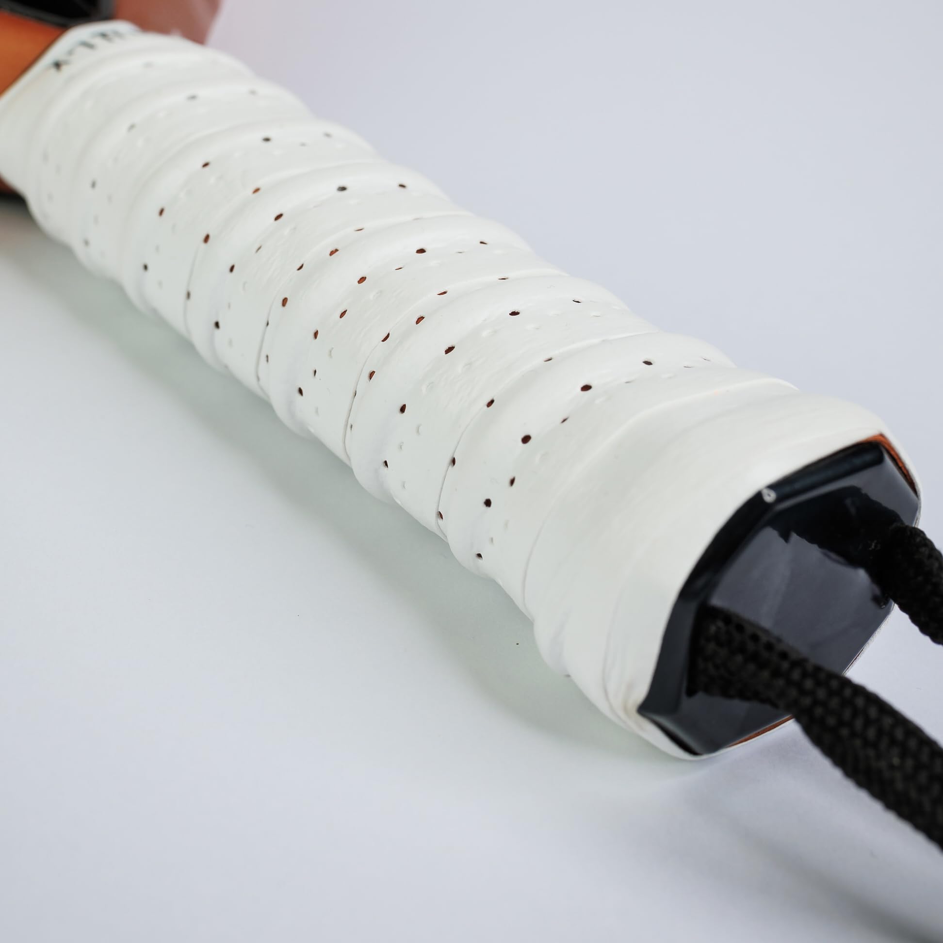 X-Trust Pro Overgrip White with Perforated Texture – Maximum Control & Comfort (10)