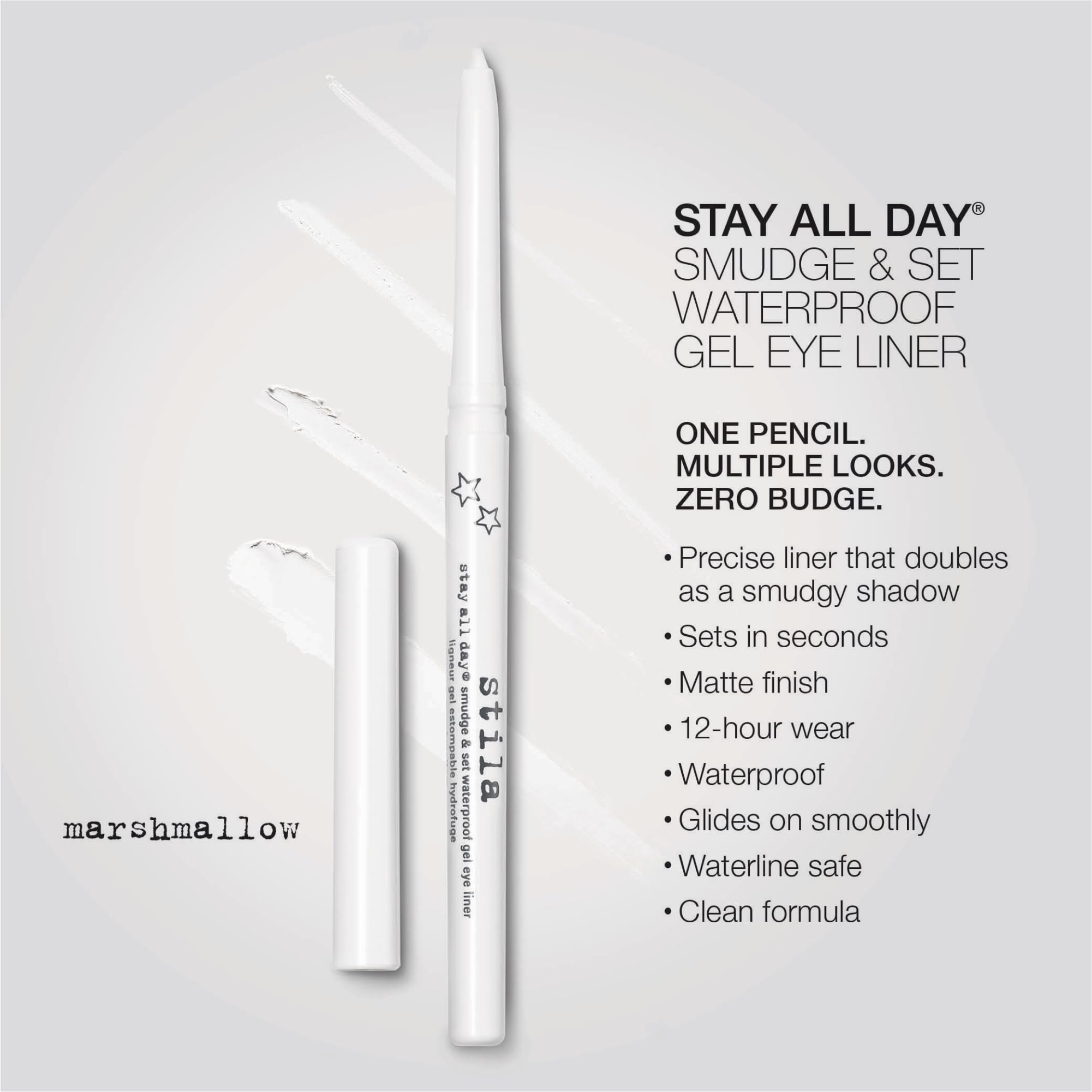 Stay All Day® Smudge & Set Waterproof Gel Eye Liner - Marshmallow, 0.35 g (Pack of 1) - Image 2