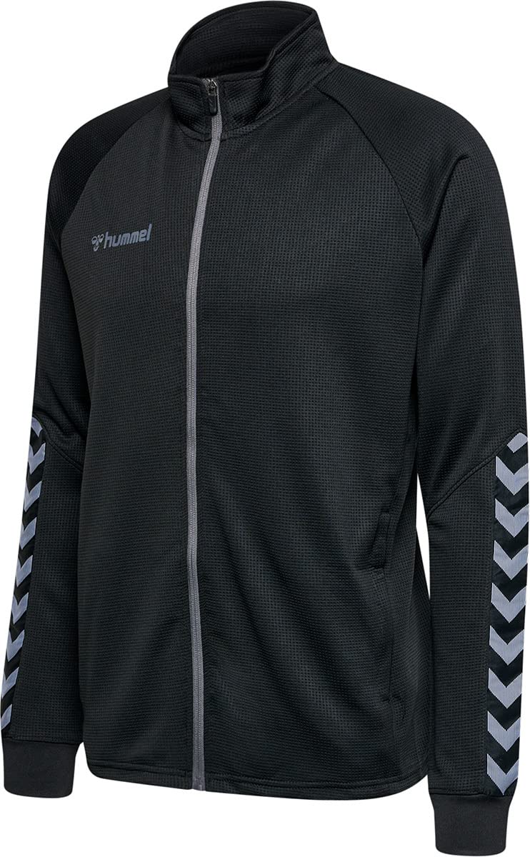 hummel Men's hmlauthentic Poly Zip Jacket, Asphalt, S