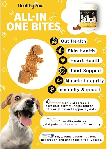 Miniatura 2 de Suplementos multifuncionales todo en uno para perros, glucosamina para apoyo articular con probióticos para la salud intestinal e inmunológica,