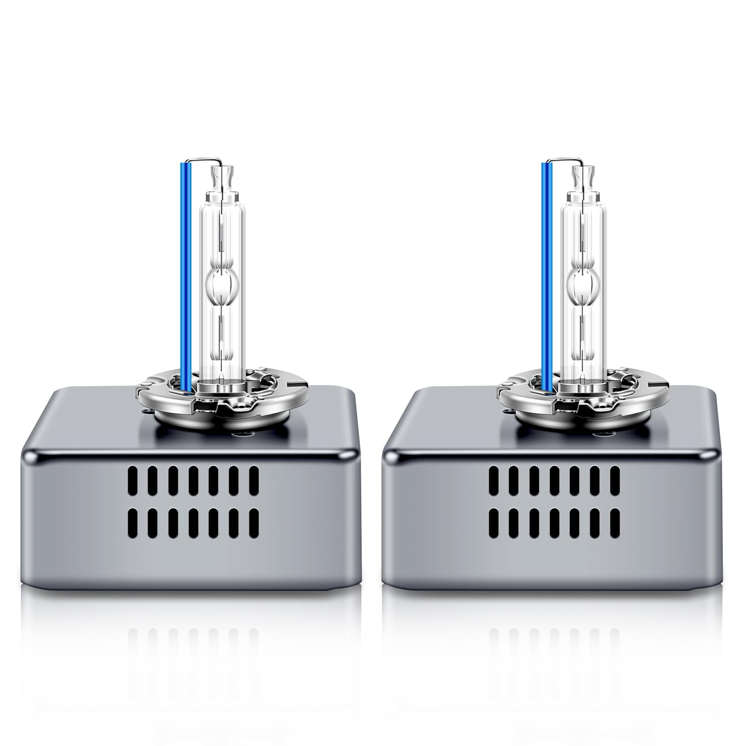 D5S Xenon Brenner 8000K Diamond Blaulicht HID Scheinwerferbirnen 25W Scheinwerferlampe Metallstents Base Auto Scheinwerfer Birne Autolampe, 2 Stücke
