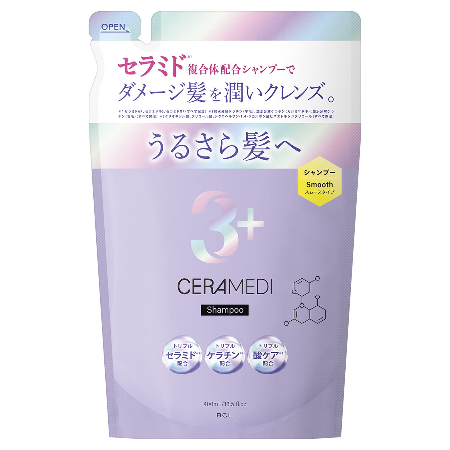 セラメディ ロック&クレンズシャンプーS つめかえ 400mL