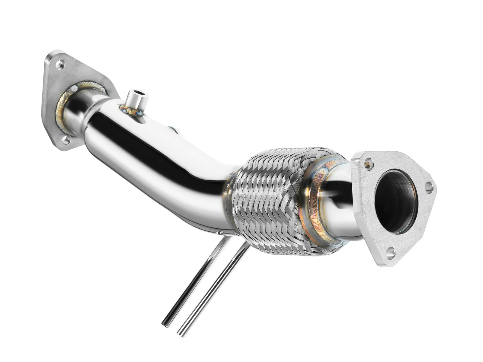fmic.eu PERFORMANCE Tuyau de descente pour Audi A6 2.0 TDI PD C6 2005-2008 - En acier inoxydable - Réduit la pression des gaz d'échappement - Améliore l'efficacité du turbocompresseur et la