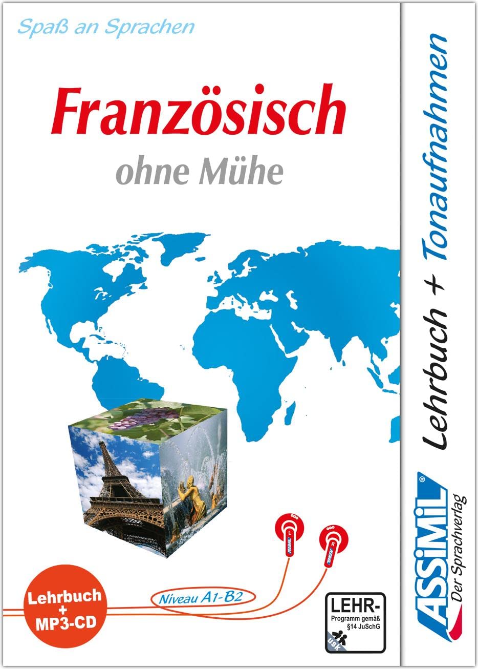 ASSiMiL Französisch ohne Mühe - MP3-Sprachkurs - Niveau A1-B2: Selbstlernkurs in deutscher Sprache, Lehrbuch + 1 MP3-CD: Lehrbuch und mp3-CD. Niveau A1-B2