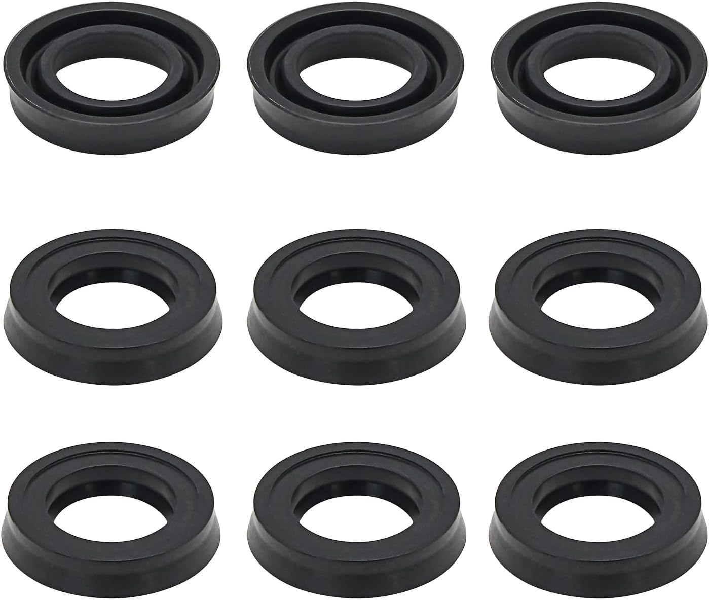 AR2235 Pressure Washer Water Seal Kit for Annovi Reverberi RMW/RMV Pressure Washer Pumps – Replaces Briggs & Stratton 204084GS, 200345GS – Compatible with Craftsman, Husqvarna, Ryobi, Toro （9/Pack）