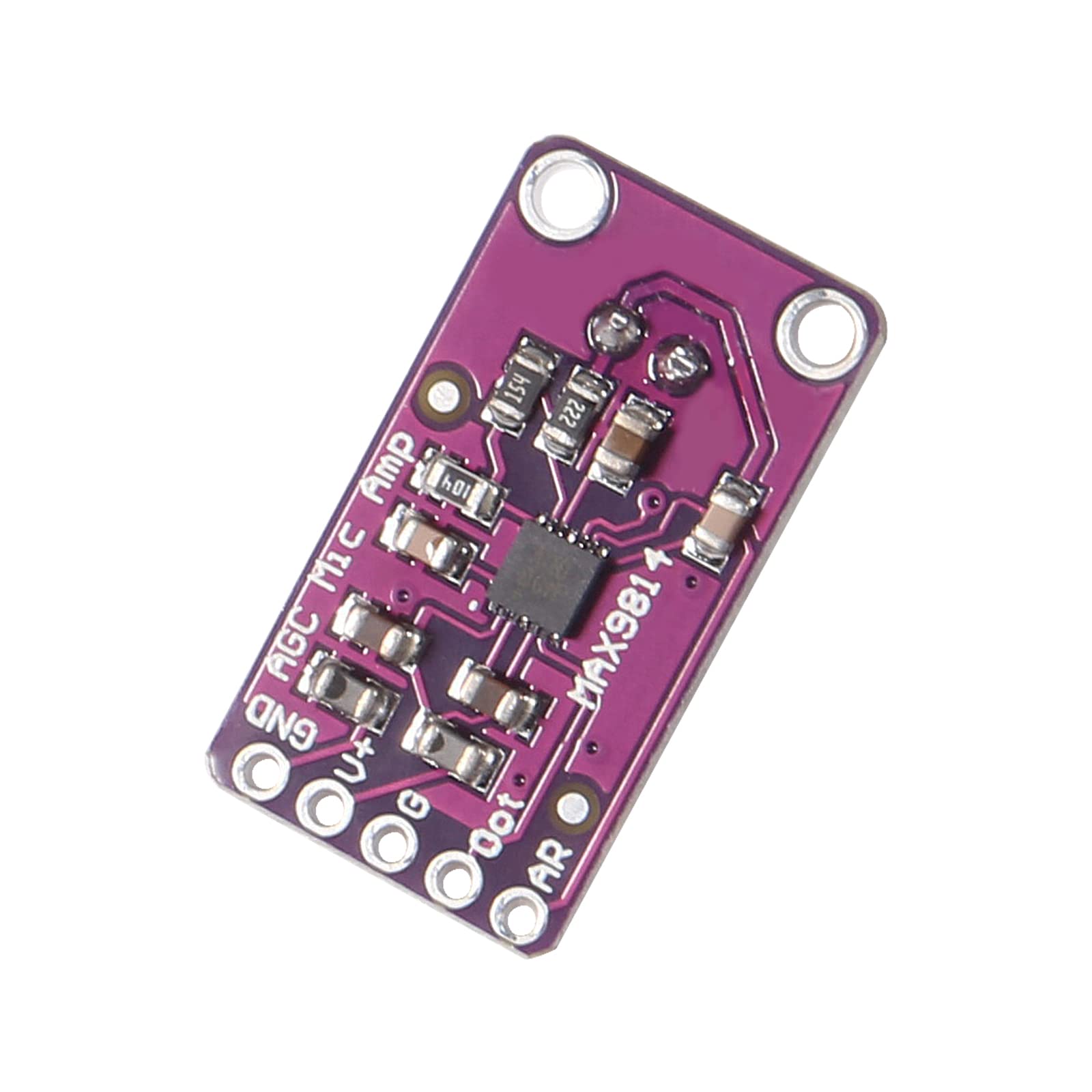 6pcs MAX9814 Mikrofon AGC Verstärkerplatine Elektretmodul Auto Gain Control für programmierbares Attack und Release Ratio Low THD