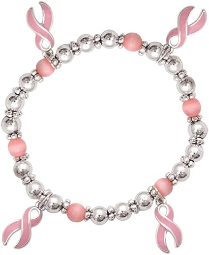 DM Merchandising 208219 - Pulsera elástica con lazo rosa