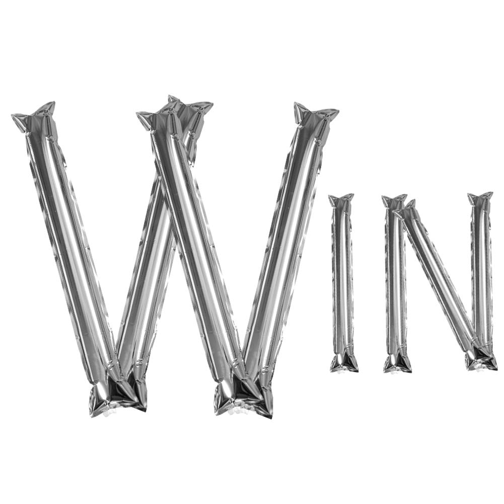 Hooshing 40PCS Thunder Sticks Bam Bam Inflatable Noisemakers Cheerleading Plastic Clap Hands Outfit for Cheering Basketball Football Party Sport Team