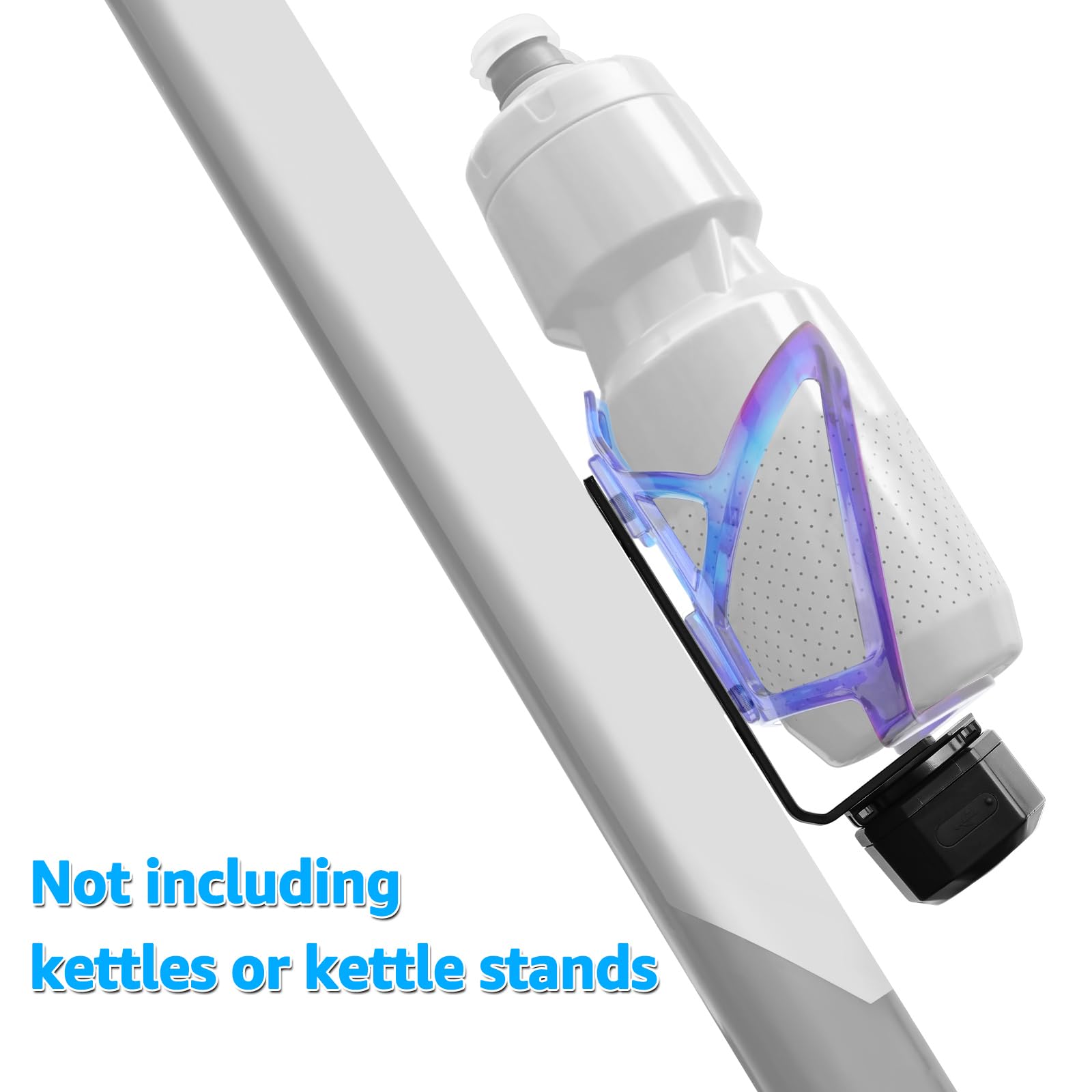 NineLeaf Fahrrad Alarmanlage, Alarmanlage für Fahrrad mit Fernbedienung,L-förmige Aluminium-Flaschenhalter-Halterung,110 dB Diebstahlalarm, 3Lautstärken 7Empfindlichkeiten,USB-C,IP65 Wasserdicht,4Pcs