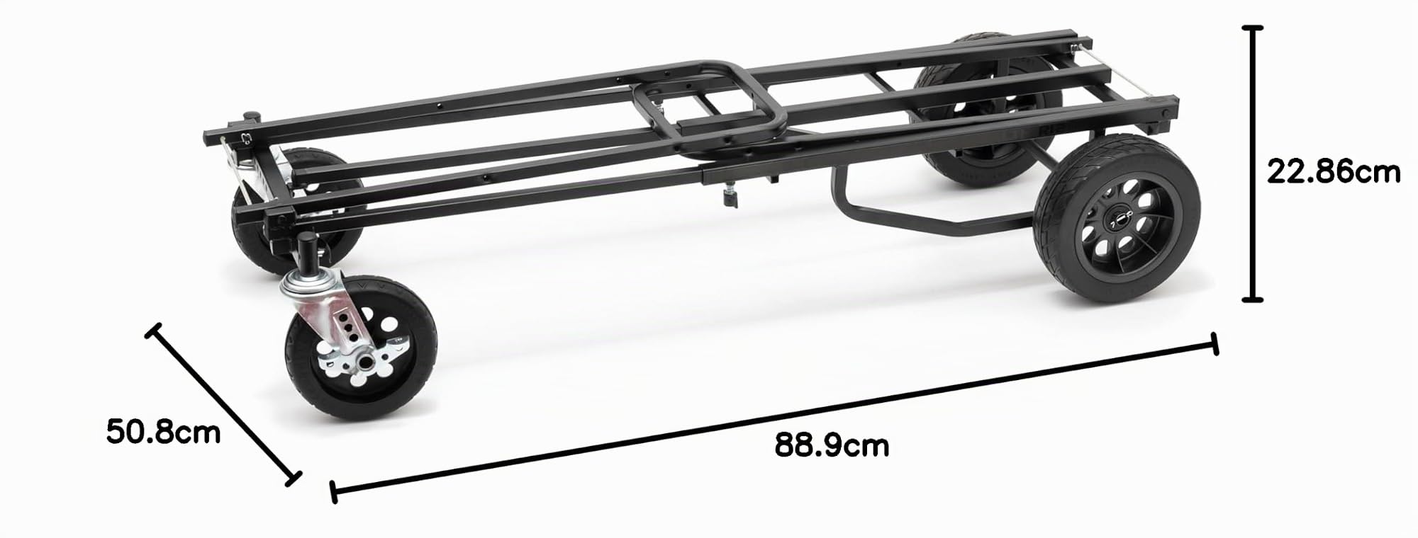 Rock-N-Roller - R12STEALTH - Chariot Pliable 8 en 1 - Couleur Noire