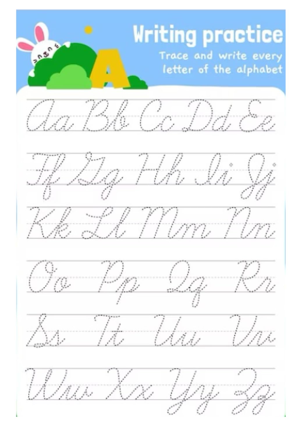 Cursive Handwriting Workbook for Kids