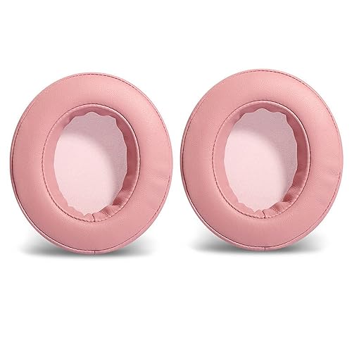 V2 Earpads Replacement Protein Leather Memory Foam Ear Cushion Cover Repair Parts Compatible with Razer Kraken BT Kitty Edition Wireless Headset - Pink