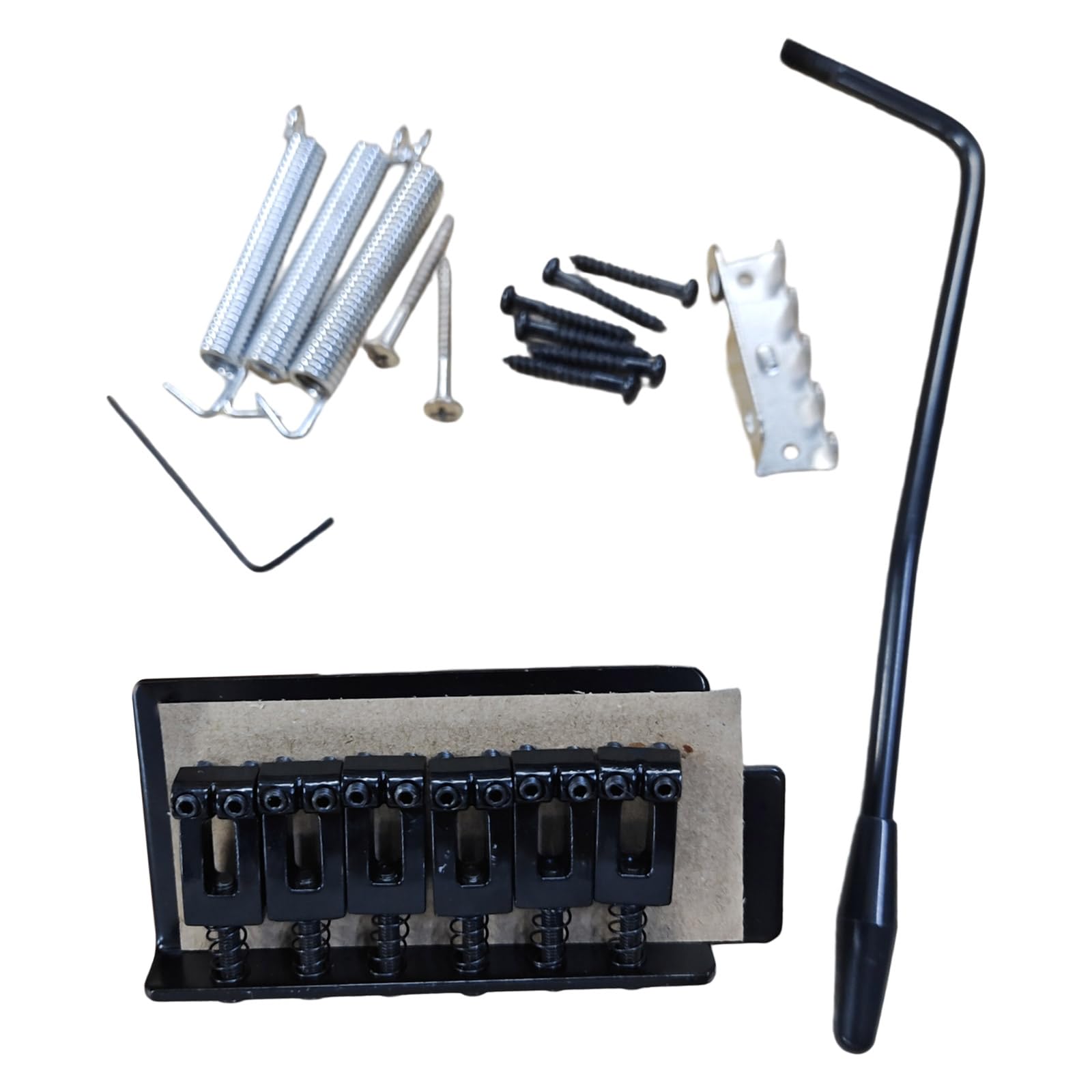 GTYLF 6 Strings Guitar Bridge Saddle Tailpiece for Electric Guitar Standard Tremolo Bridge Set Musical Instrument Accessories