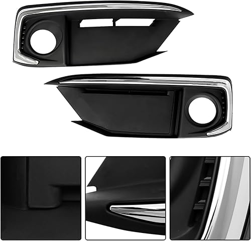 Miniatura 4 de munirater Conjunto de lámpara antiniebla de repuesto para el lado del pasajero y del conductor para Civic Coupe/Sedan 2019 2020 con bombillas H8 +