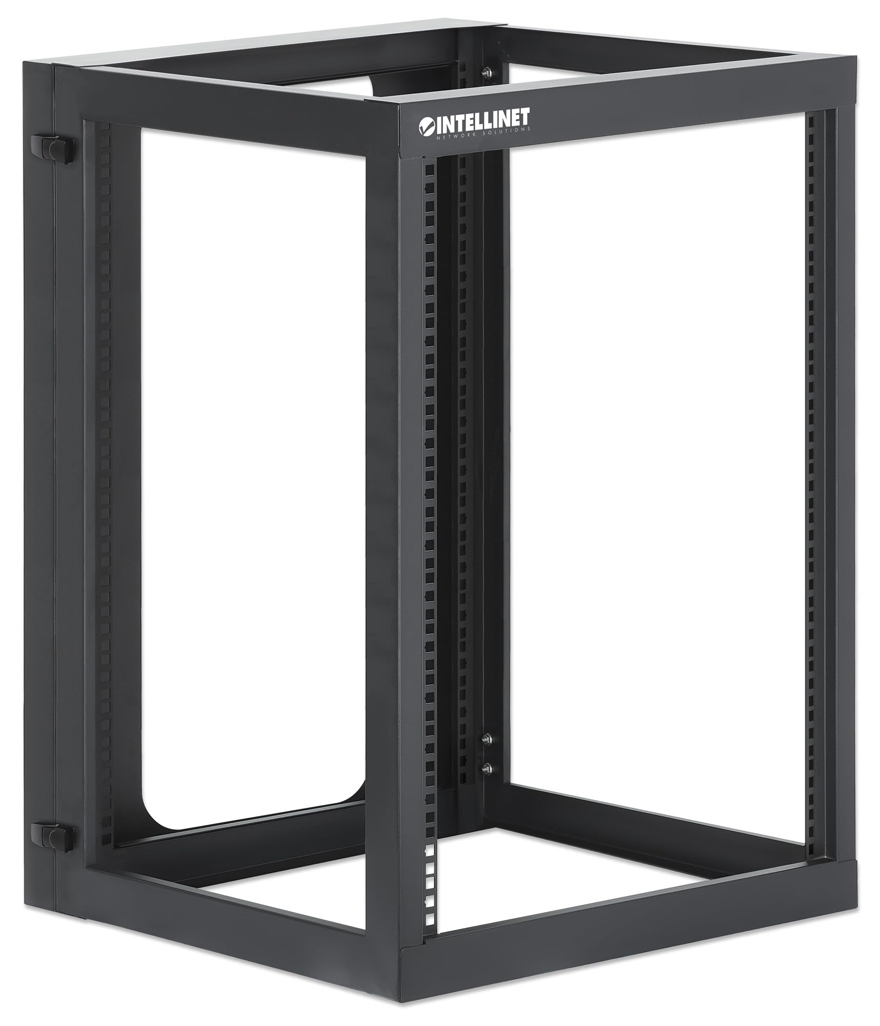 INTELLINET 716161 Armadio a Muro 19" Open Frame 4 Montanti 15U Nero