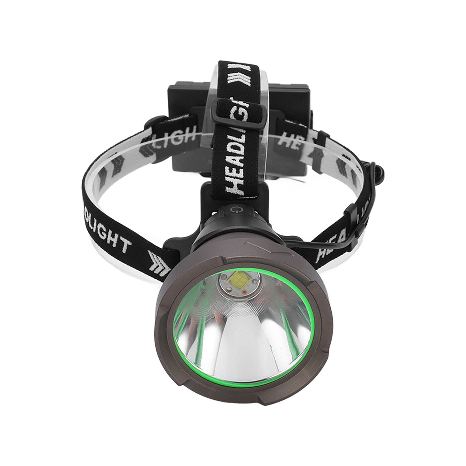Lampada frontale a LED ad alta luminosità, Torcia frontale ricaricabile tramite USB, per Pesca in campeggio, escursionismo, Alta potenza, Impermeabile, Lunga durata