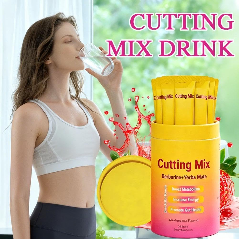 Mezcla de bebida de corte doble acción antojo y metabolismo vegano apoya la saciedad Aç & Health Gut Signaling energía de fresa