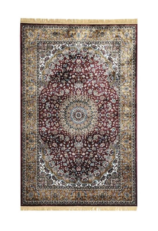 Image of Luxury Silk Carpet 5 x 7 FEET for Living Room or Bedroom, Made with Premium Silk, Perfect for Elegant Interiors Comfort and Timeless Design