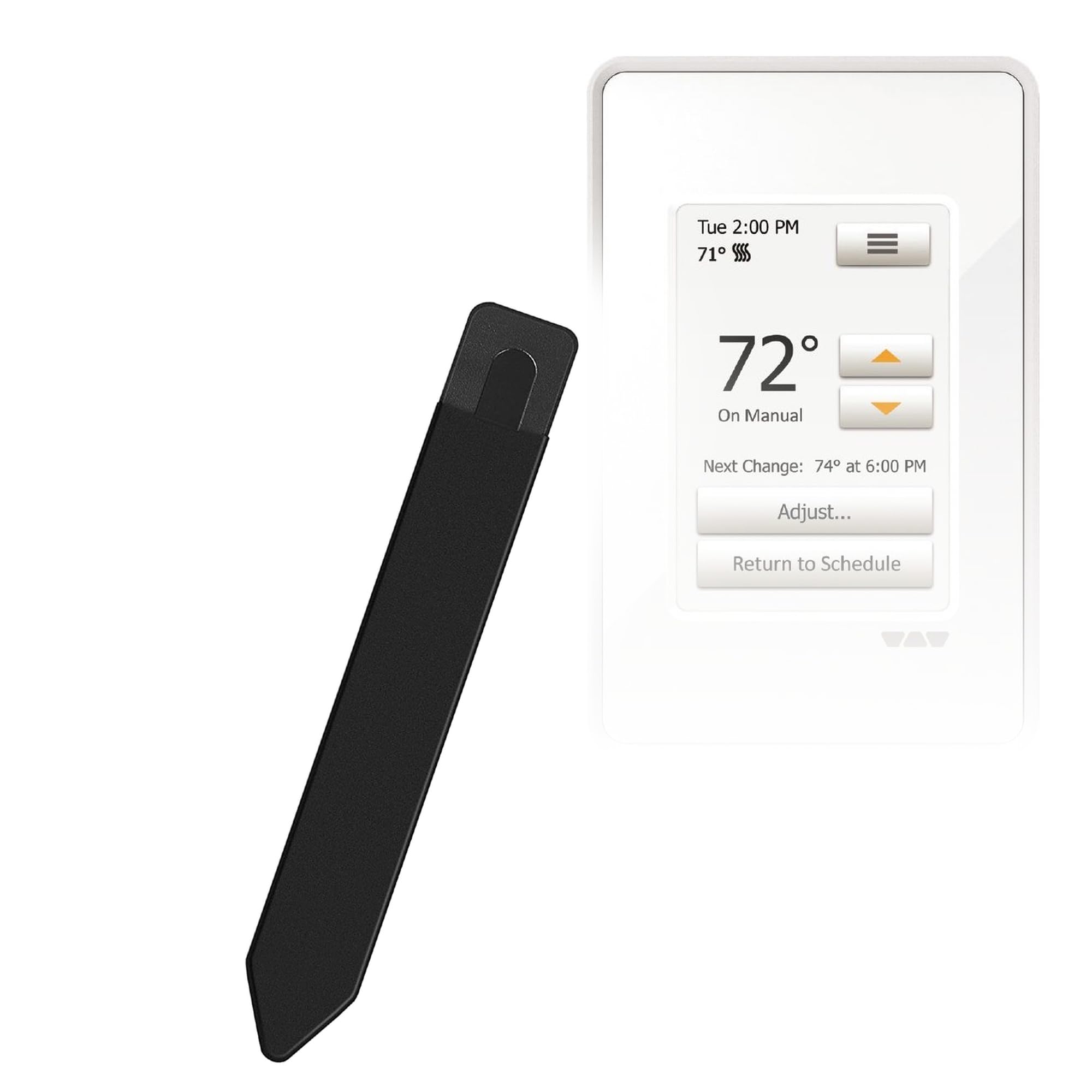 Soporte para lápiz capacitivo negro BoxWave PortaPouch compatible con Schluter DITRA-HEAT 8