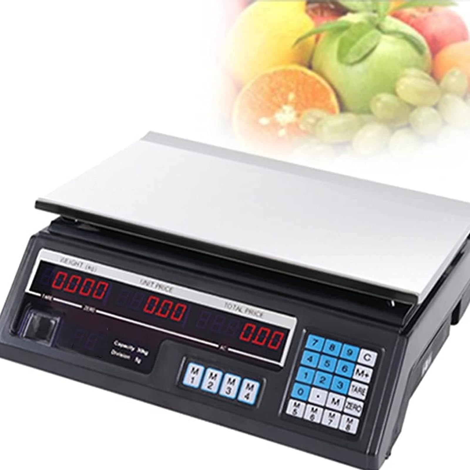 HPTHLY Electronic Scales Digital Digital Commercial Price Scale Kitchen Scales,Digital Electronic Scale with LED Display,Market Scales for Supermarket Bulk Weighing