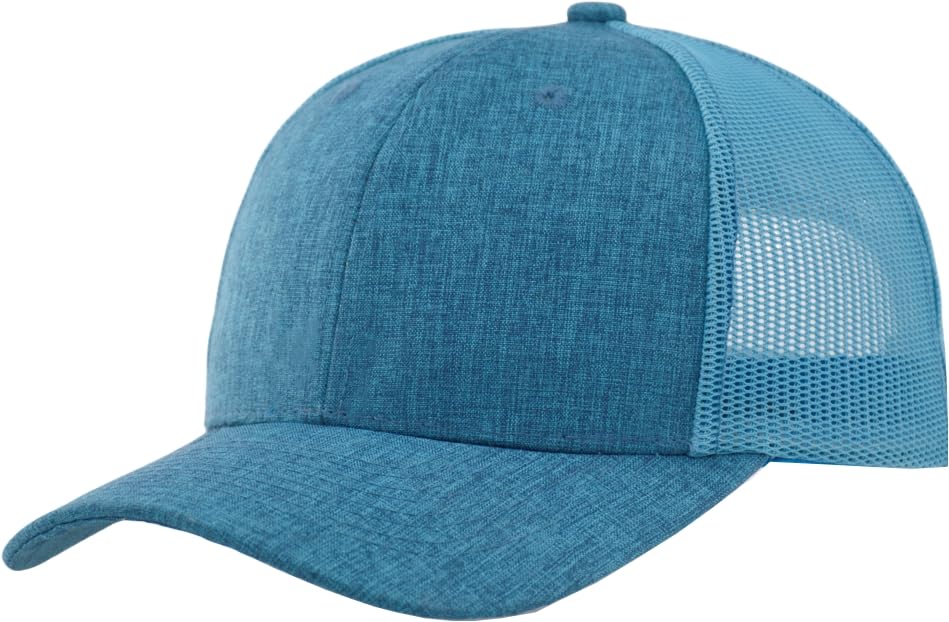 Image of TSSGBL M, L, XL, XXL Snapback Trucker Hats Baseball Caps Adjustable Blank Mesh Back Ball Caps for Men Women