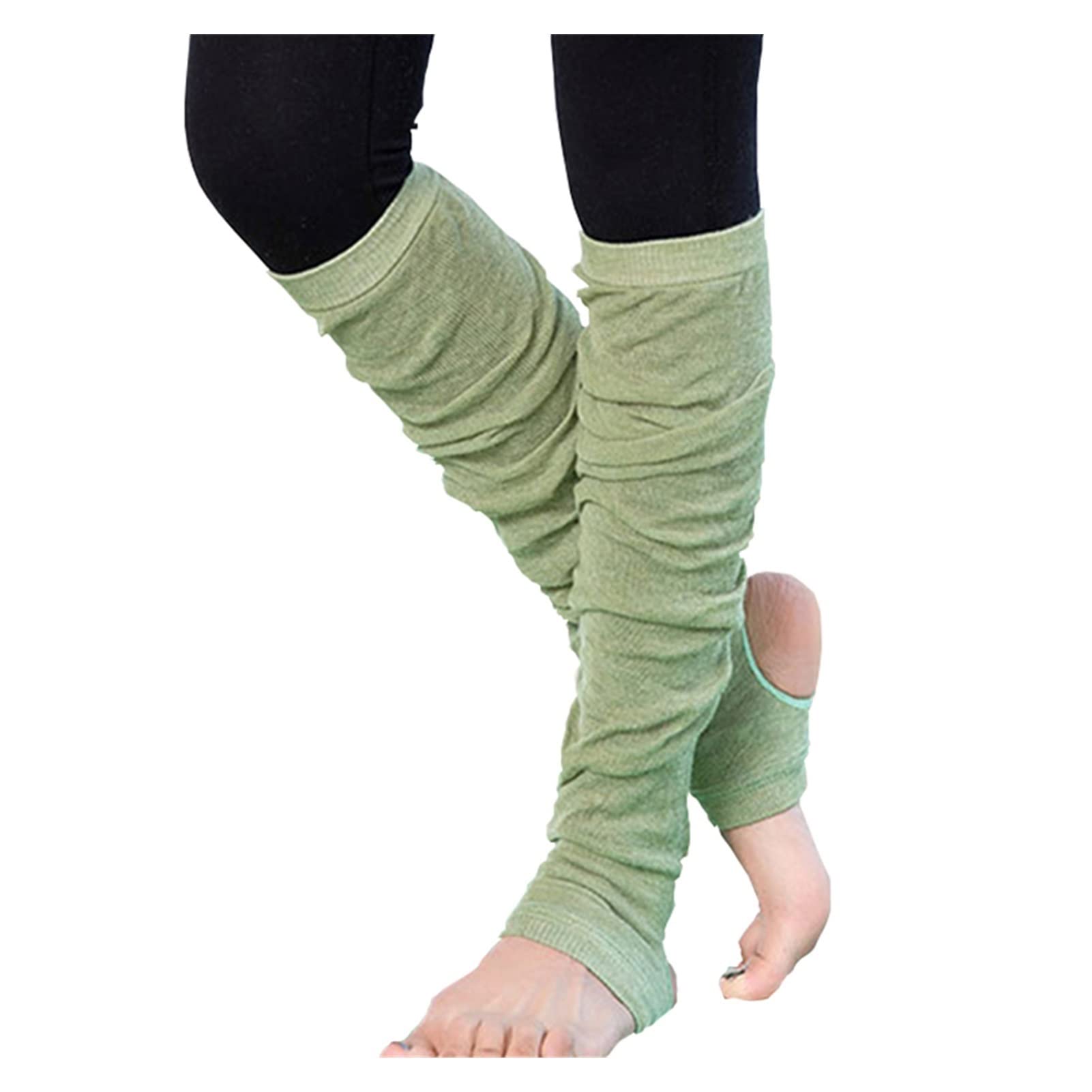 skarpety damskie Długie Lato Cienkie Skarpety Souch Kobiety Nogi Warmer Udo Wysokiej Pończochy Dance Dance Pilates Yoga Training Bawełna 3 pary pończochy damskie(M)