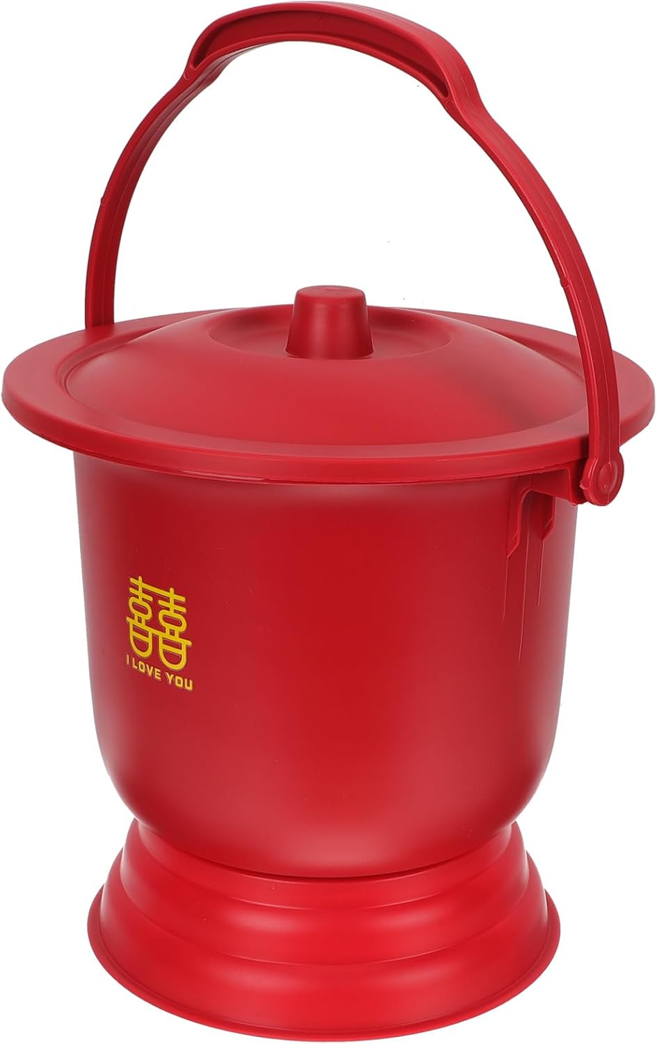 FRCOLOR Spittoon Bucket Portable Urinal Toilet Chamber Pot Enamel Potty Patient Urinal Pot Night Urine Pot Portable Toilets Pee Jug Camping Toilet Household Elder Pp