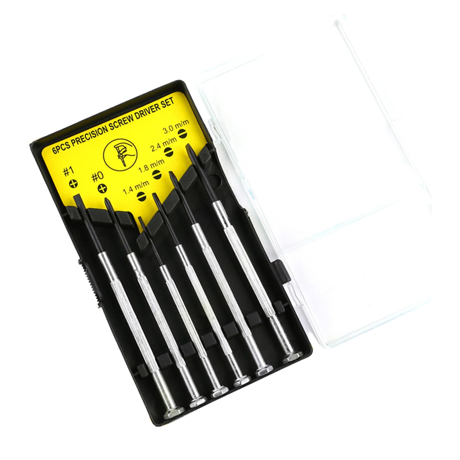Rgybao 6 Piece Set Steel Screwdriver Set For Watch Repair And Electronics Maintenance Slip Resistant Design With Storage Case Screwdriver Set