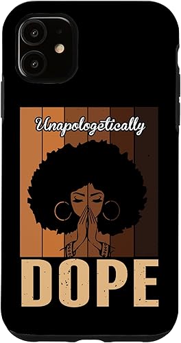 Miniatura 7 de Funda para iPhone 13 Pro Vintage Unapologetically Dope Black Afro Women Rraying Queen
