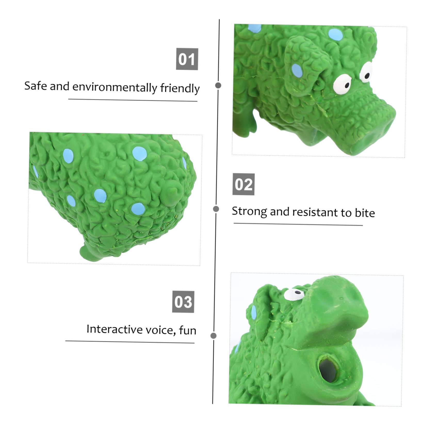 Didiseaon 4piezas Juguetes De para Perros Interactivos De Latex Sonido De Cerdo Juguetes para Cachorros para Limpiar Dientes