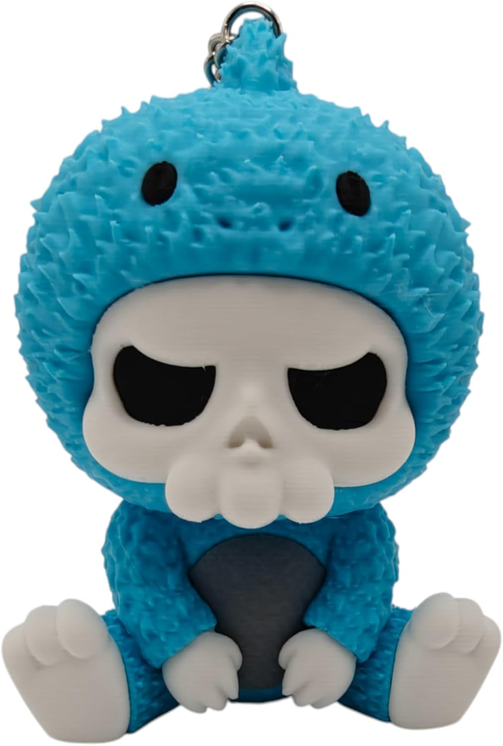 Skubbies Cute Monster Figurine, Keychain, and Backpack Charm - 3D Printed - Great Gift for Monster Lovers and Stocking Stuffer Gift (Chompy)