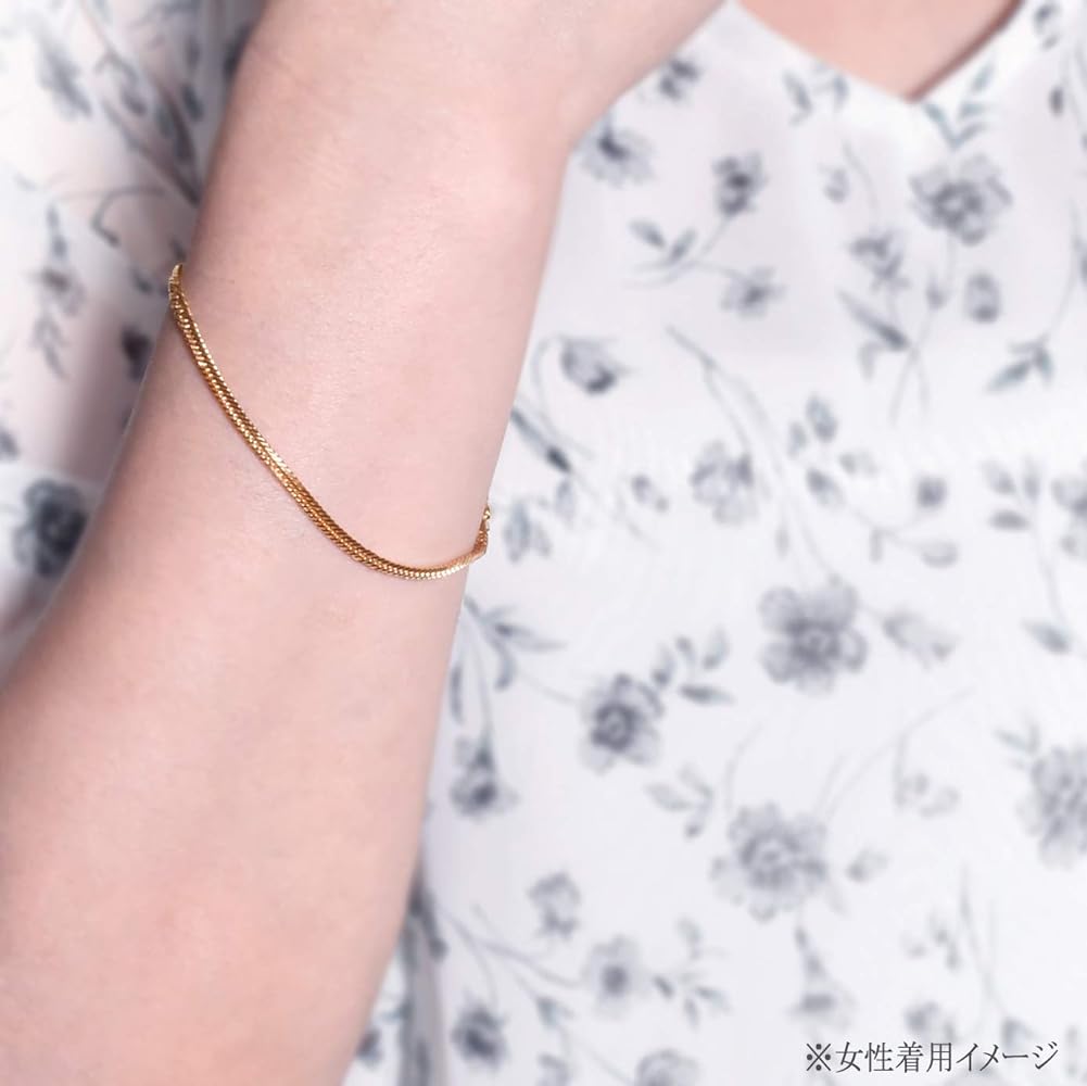 未使用　K18 喜平12面トリプルゴールドチェーンブレスレット　18㎝ Amazon.co.jp: [SPERANZA] K18 18金 喜平 ブレスレット 12面トリプル