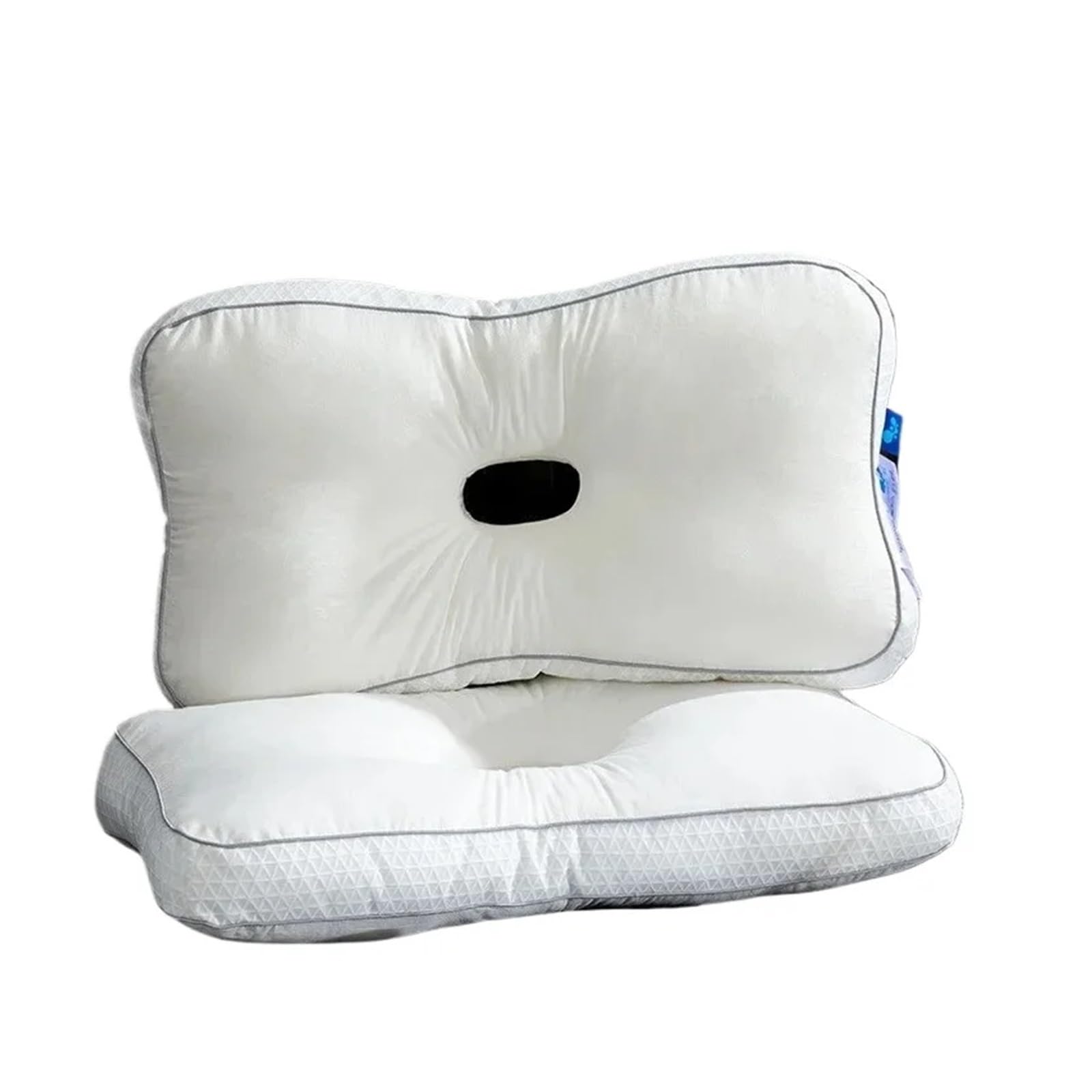 Ergonomic Side Sleeper Ear Pillow Hollow Core Non-Pressure Pillows Washable Neck Spine Sleep Cervical Cojines