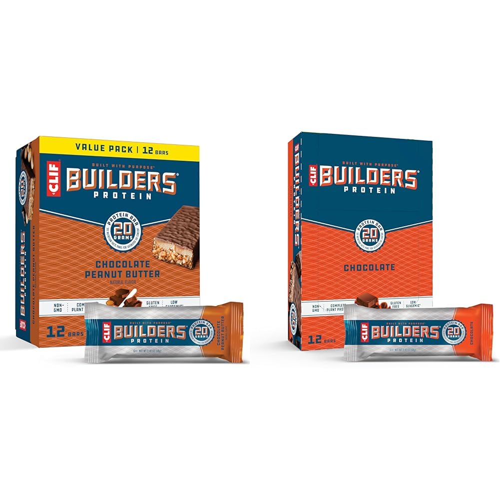 CLIF Builders Chocolate Peanut Butter Flavor Protein