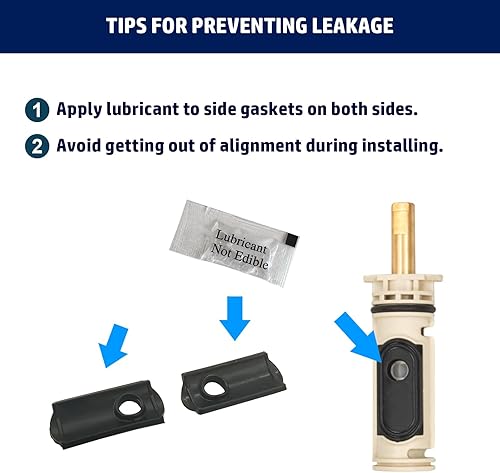 Miniatura 5 de Cartucho de repuesto para 1222, kit de reparación de ducha de bañera, cartucho de grifo de una manija, piezas de válvula de ducha de bañera, latón y