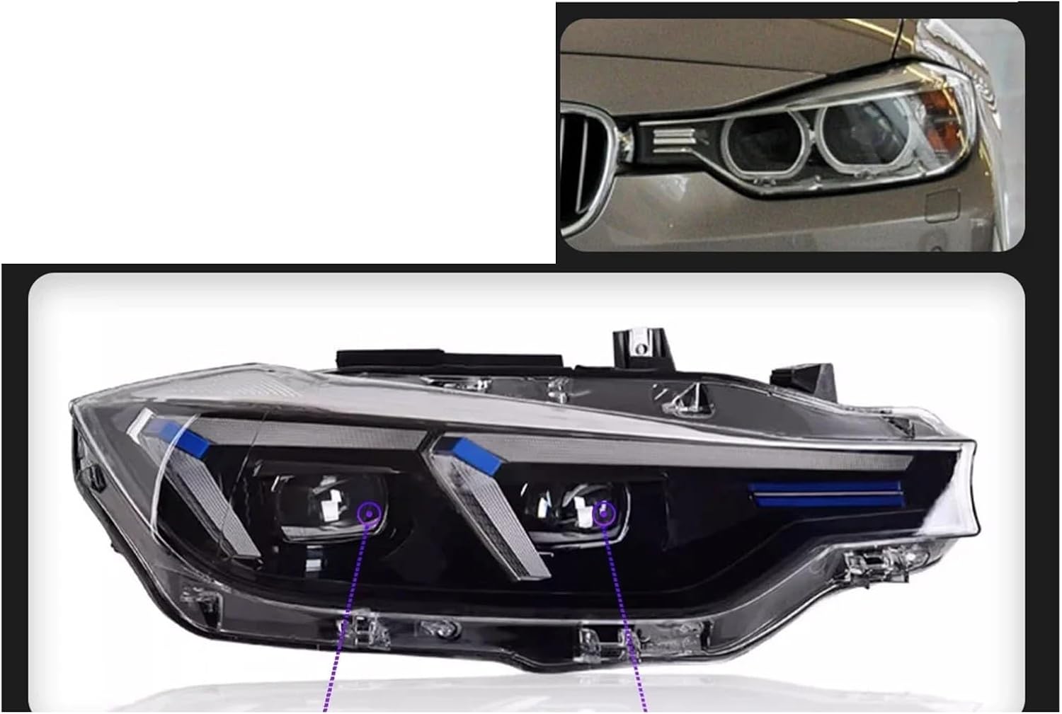 Compatible For BMW F30 Headlights Projector Lens F35 Front Lamps 318i 320i 325i 328i 330i 335i Auto Parts