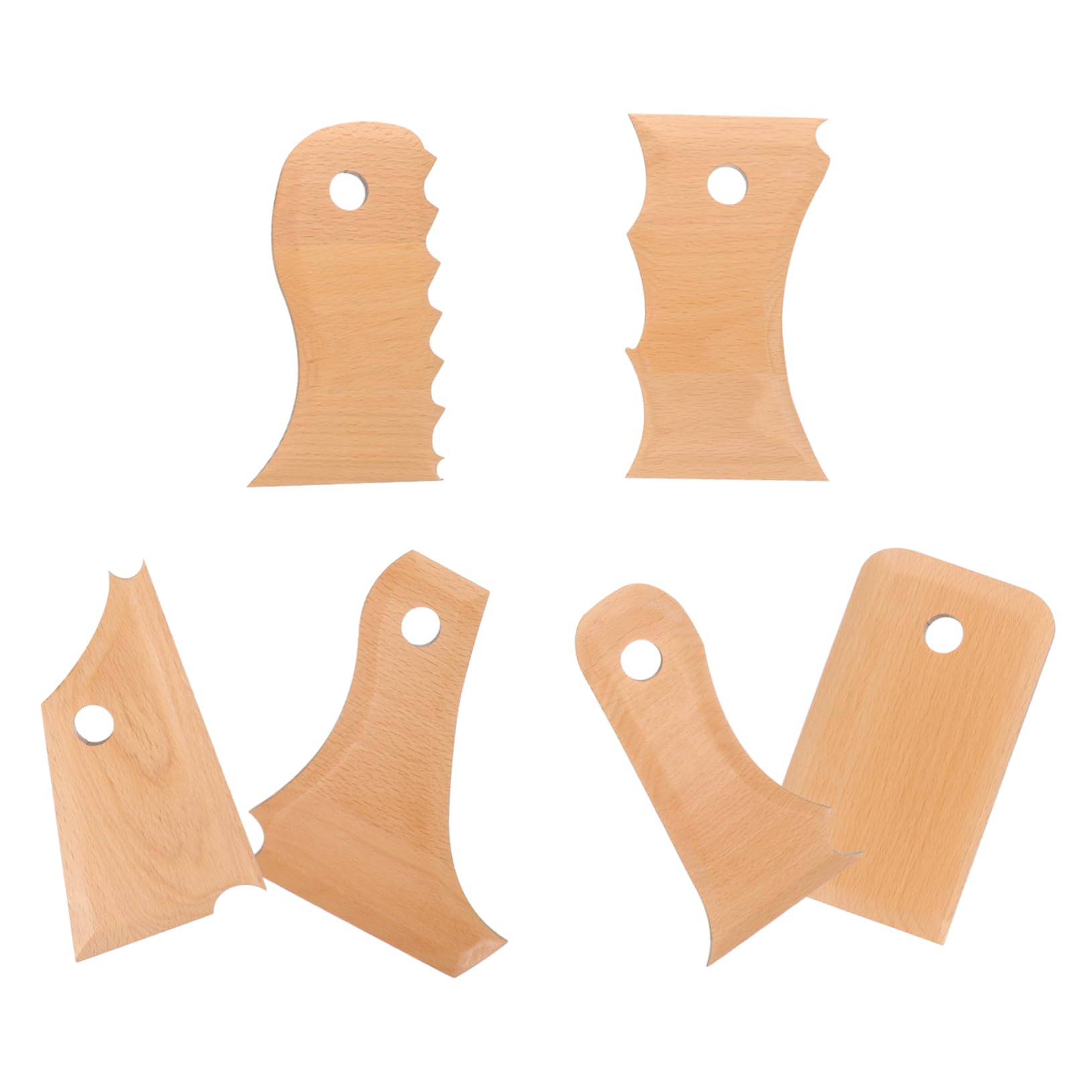 DOITOOL 5 Series Herramientas De Alfarería Modelado Y Esculpido De Arcilla Utensilios Texturizado Herramientas De Manualidades Principiantes 7 Piezas X 5