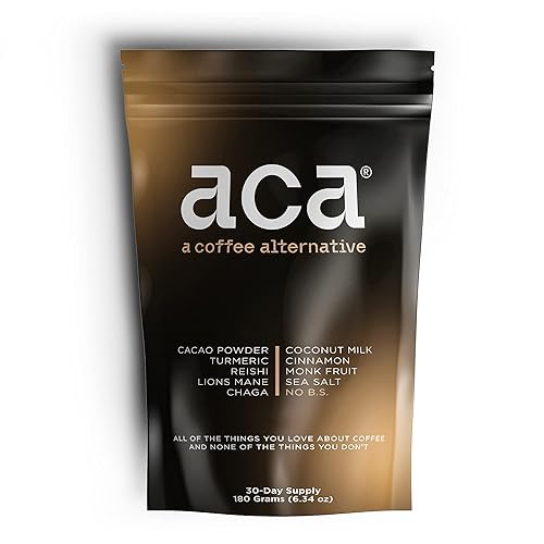 ACA - Alternativa de café de hongos, sustituto del café, café de hongos nootrópicos, energía natural sin nerviosismo ni choque, 0 azúcar, sin