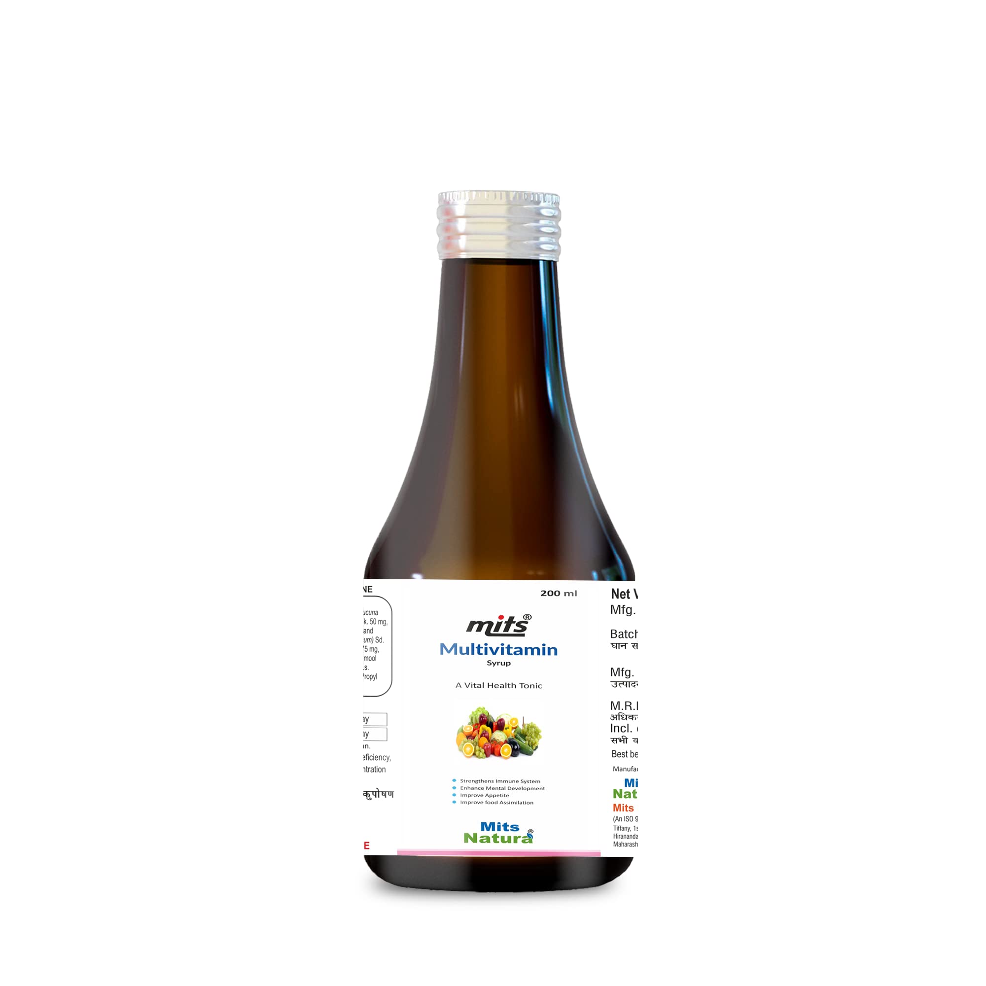 Mits Multi-Vitamin A Vital Health Tonic | Strengthens Immune System | Enhance Mental Development | Improve Appetites | Improve food Assimilation