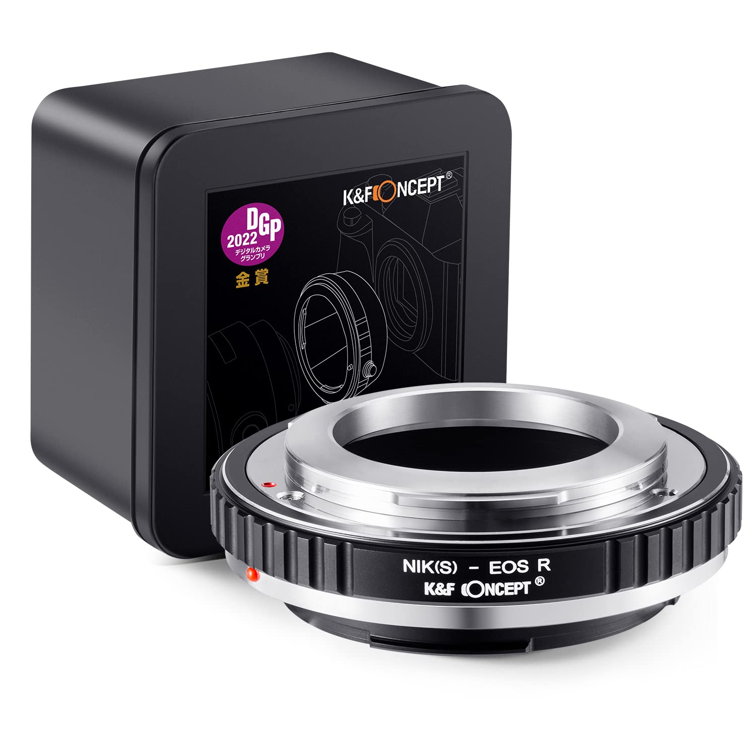 K&F CONCEPT Lens Mount Adapter Manual Focus: Compatible with Canon EF&EF-S( EOS) to Camera Body Compatible with Nikon Z