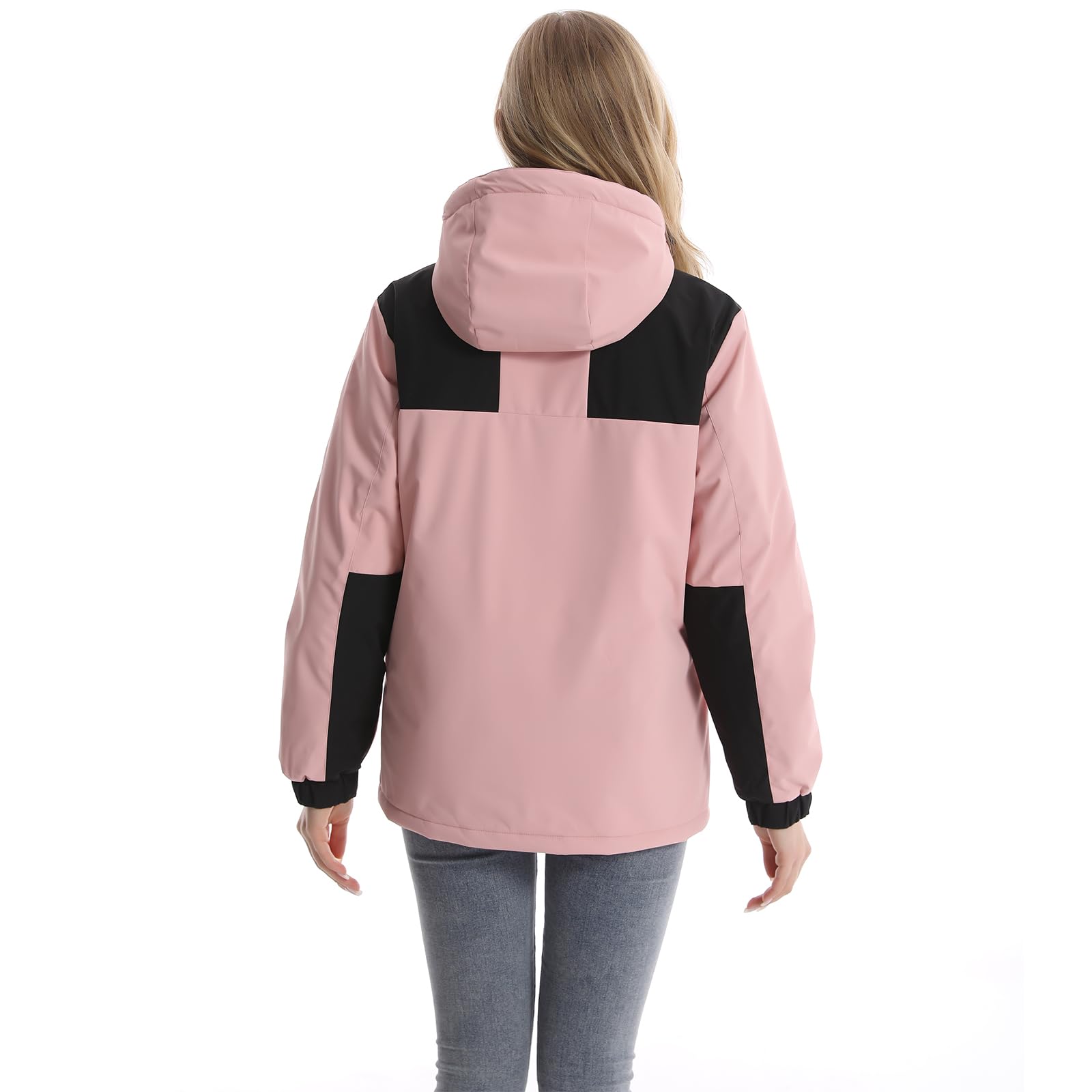 Monave Chaqueta Calefactable Mujer Chaqueta de Plumas Calefactable con 4 Grandes áreas de Elementos Calefactores de Grafeno Chaleco Calefactable (excluyendo la fuente de alimentación móvil)