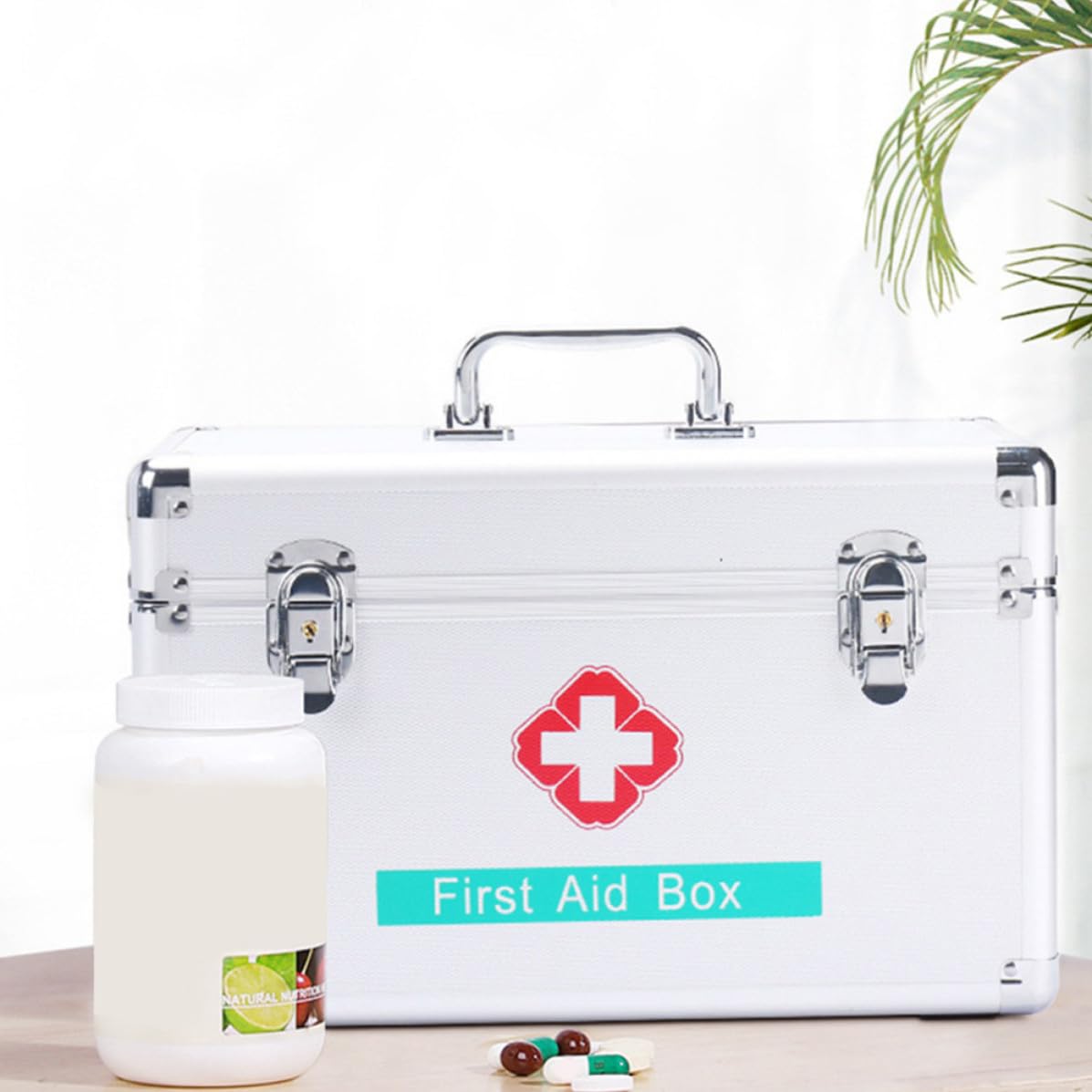 Mehrlagige Medikamenten Aufbewahrungsbox mit Großem Fassungsvermögen