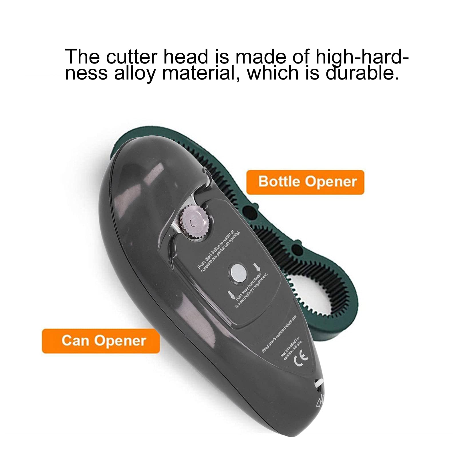 Apribarattoli Elettrico One Touch - Apre Lattine Automaticamente, Ideale Per Anziani