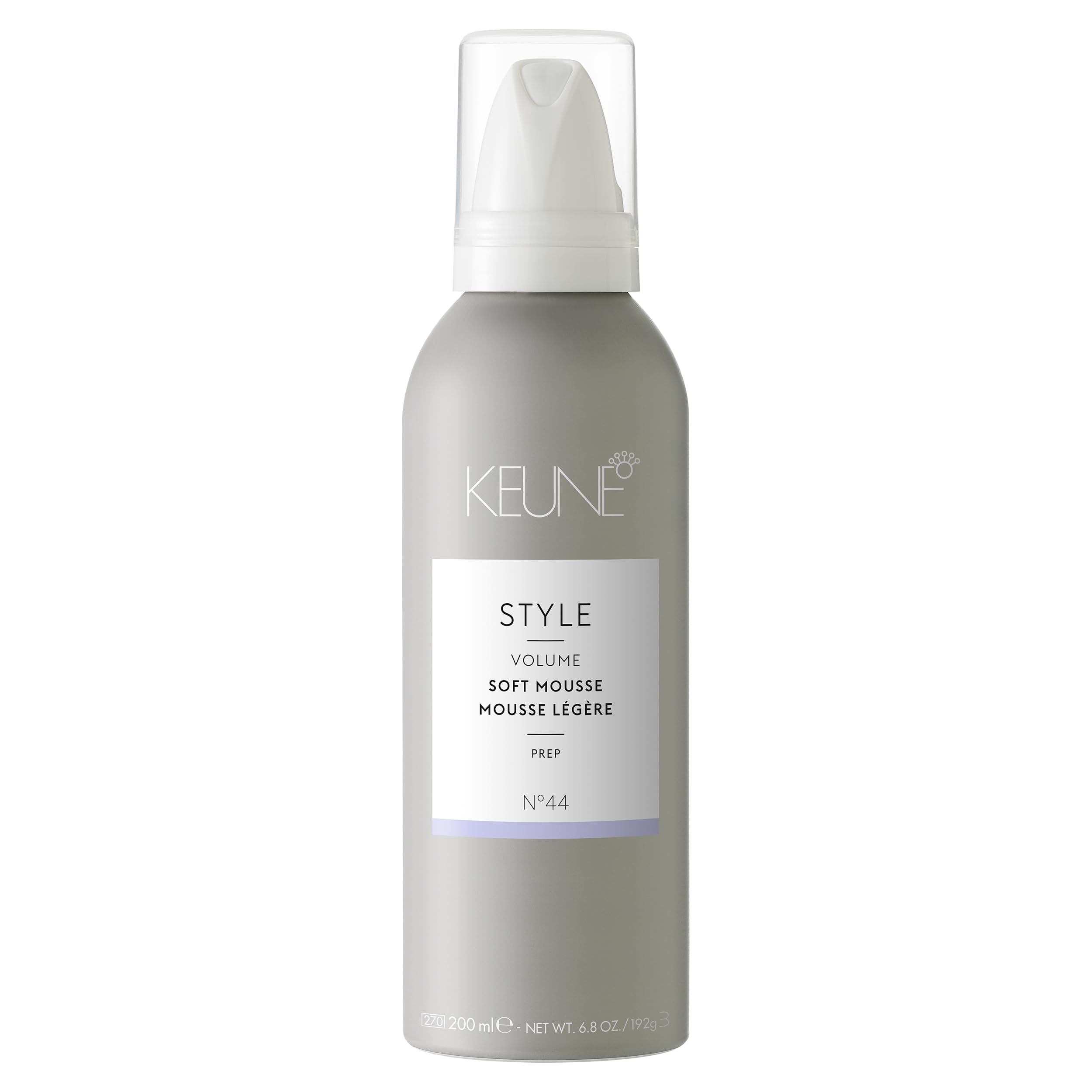 Keune Style Soft Mousse, Lightweight Volumizing Mousse for All Hair Types, 6.8 Fl Oz