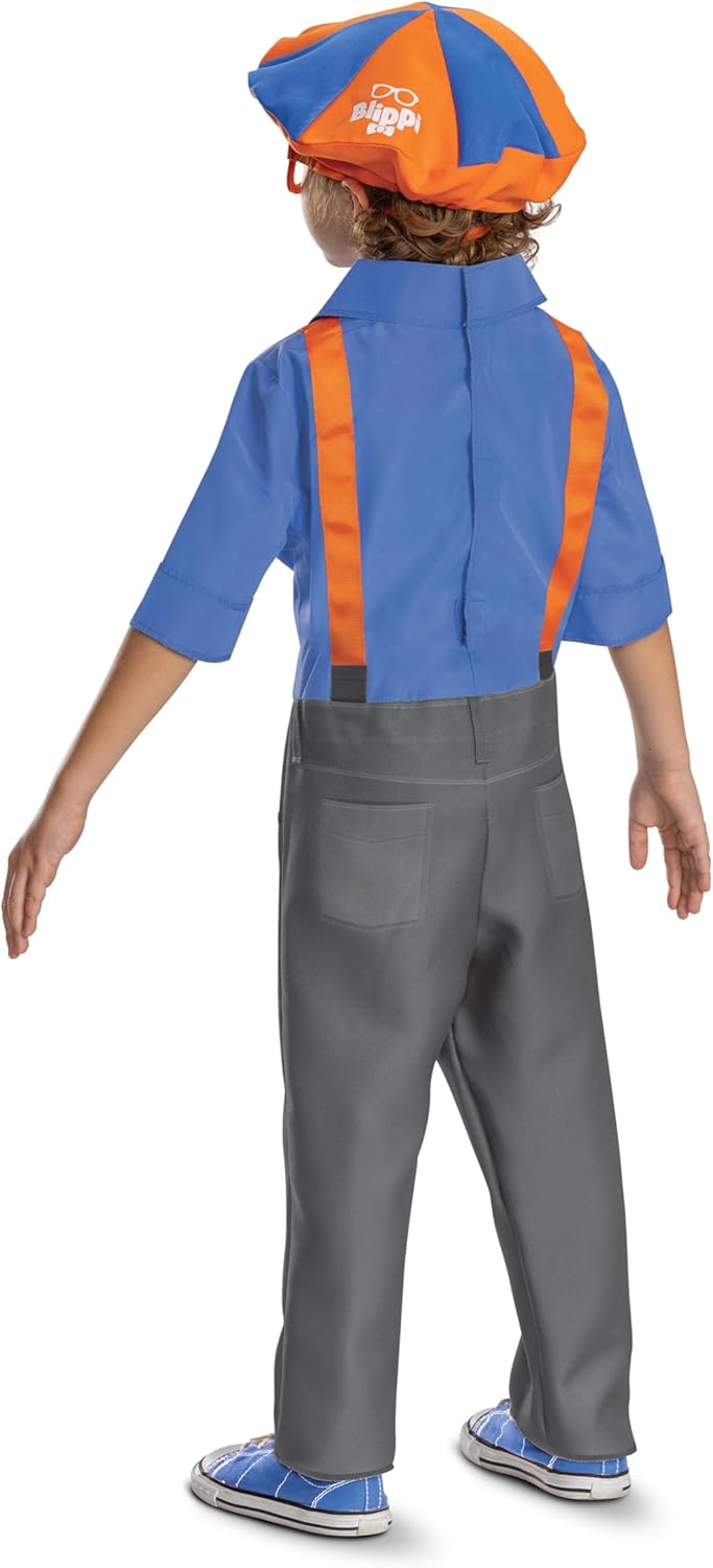 Blippi Toddler Blippi Deluxe Costume, Officially Licensed Blippi Costume for Kids - Image 2