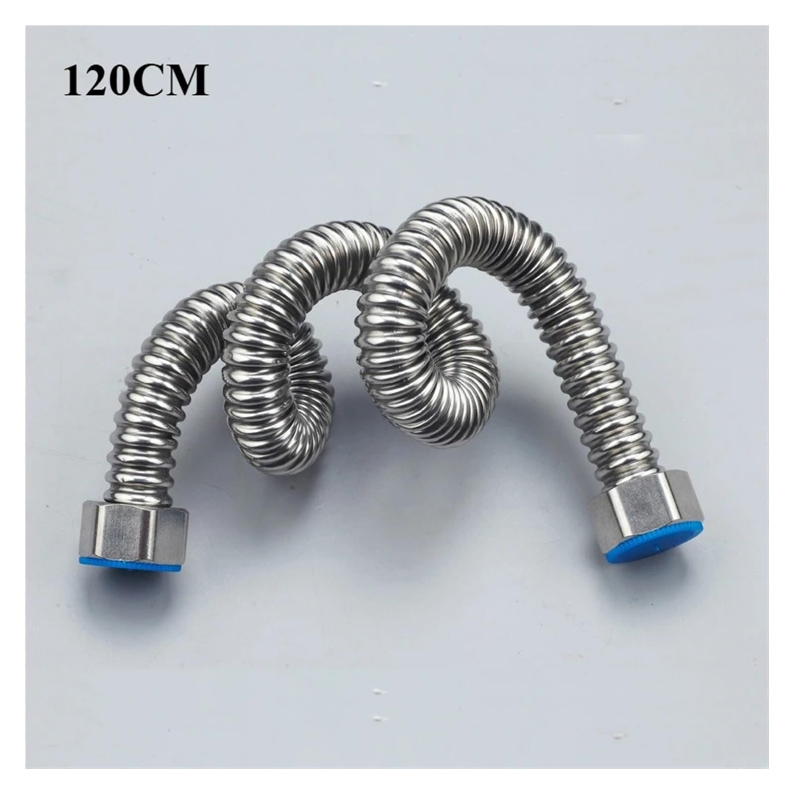 Tuyau d'arrivée ondulé 1/2", chaud/froid SS