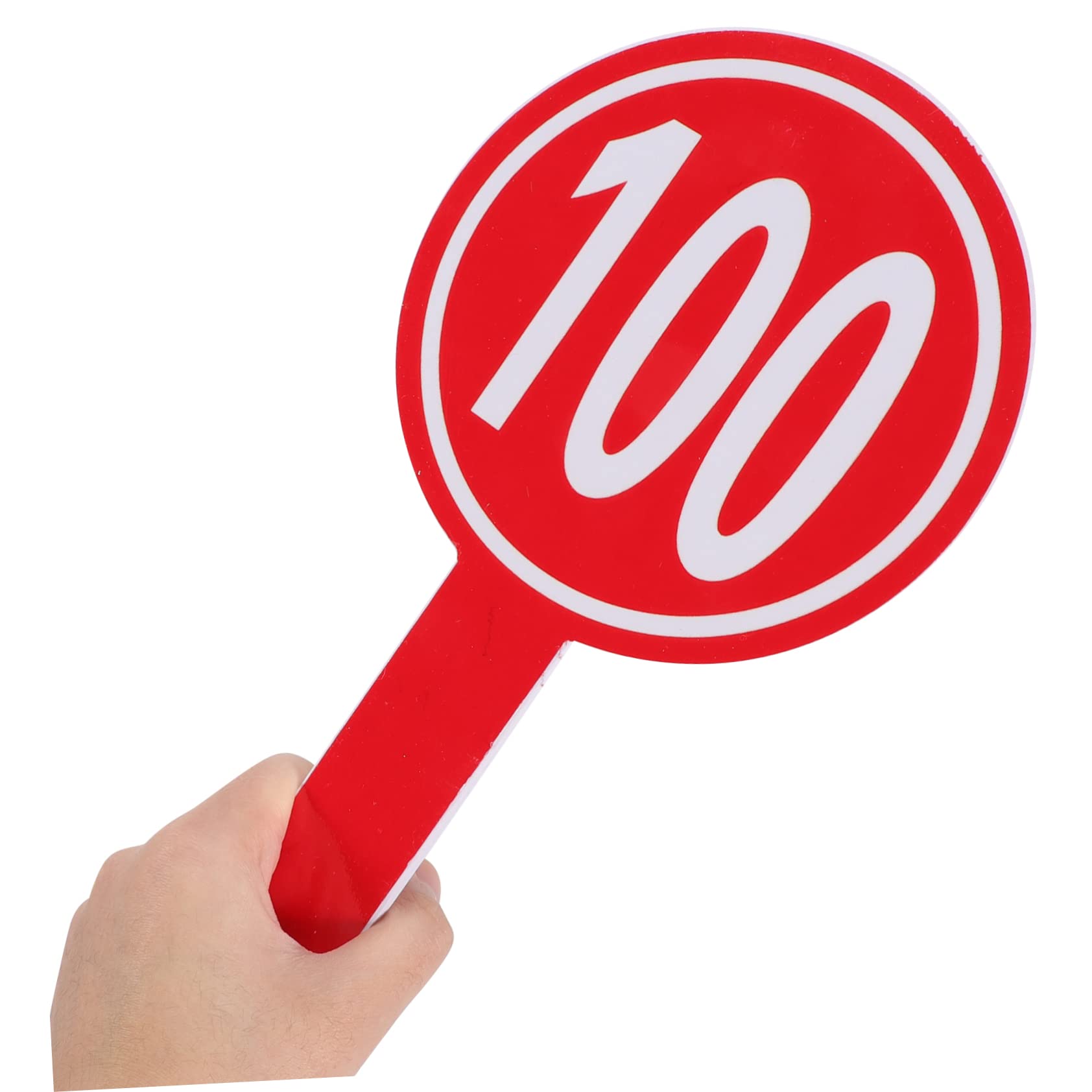 NAMOARLY Handheld Scoreboard 4pcs Double Side Writing Scoreboard Auction Paddle Whiteboard