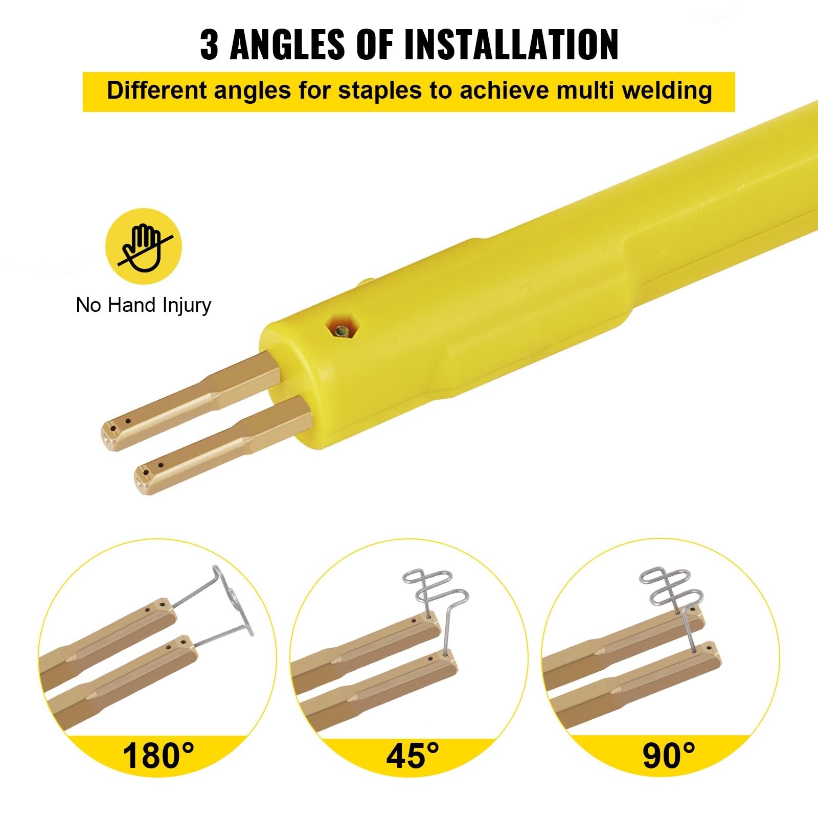 Kit de reparación de juntas calientes de plástico, 220 V 50 Hz 20 W Kit de soldadura, soldadura de plástico de 10 lb Quick Fix Para principiantes (hágalo usted mismo)